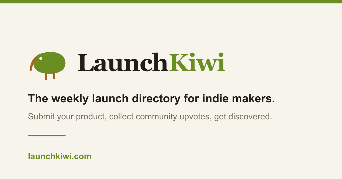 LaunchKiwi screenshot